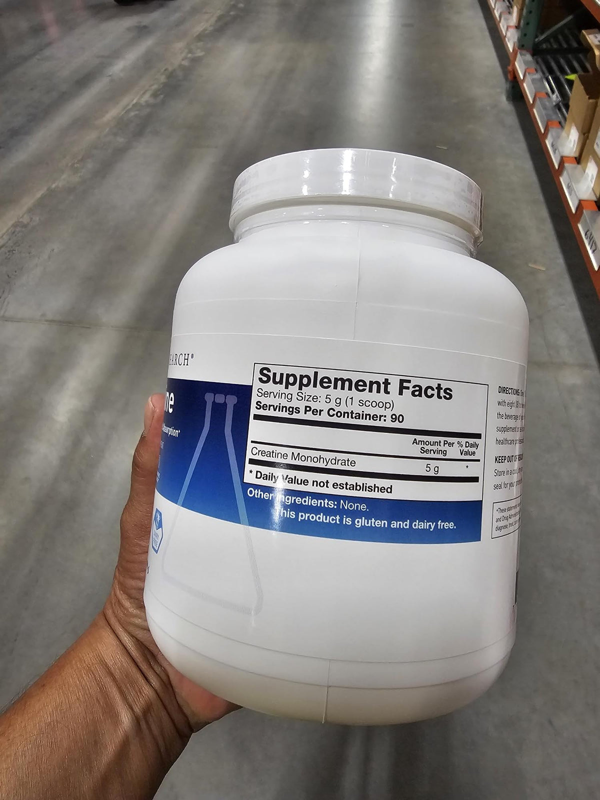 Creatine Monohydrate 5g Micronized Powder 15.9oz P5288