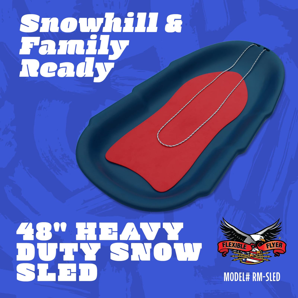 Heavy Duty Plastic Snow Sled V703143