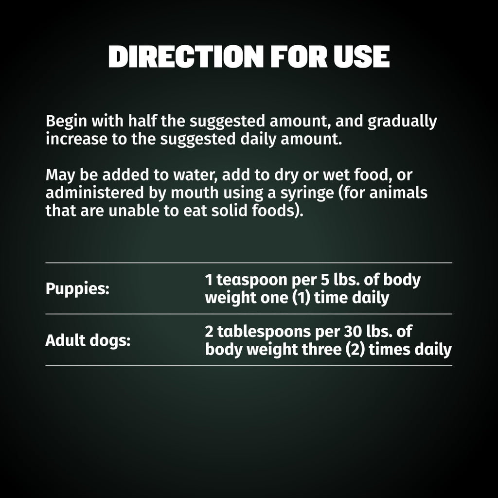High Protein Beef Dog Food 15 lbs. Weight Gainer Supplement Bundle O6428