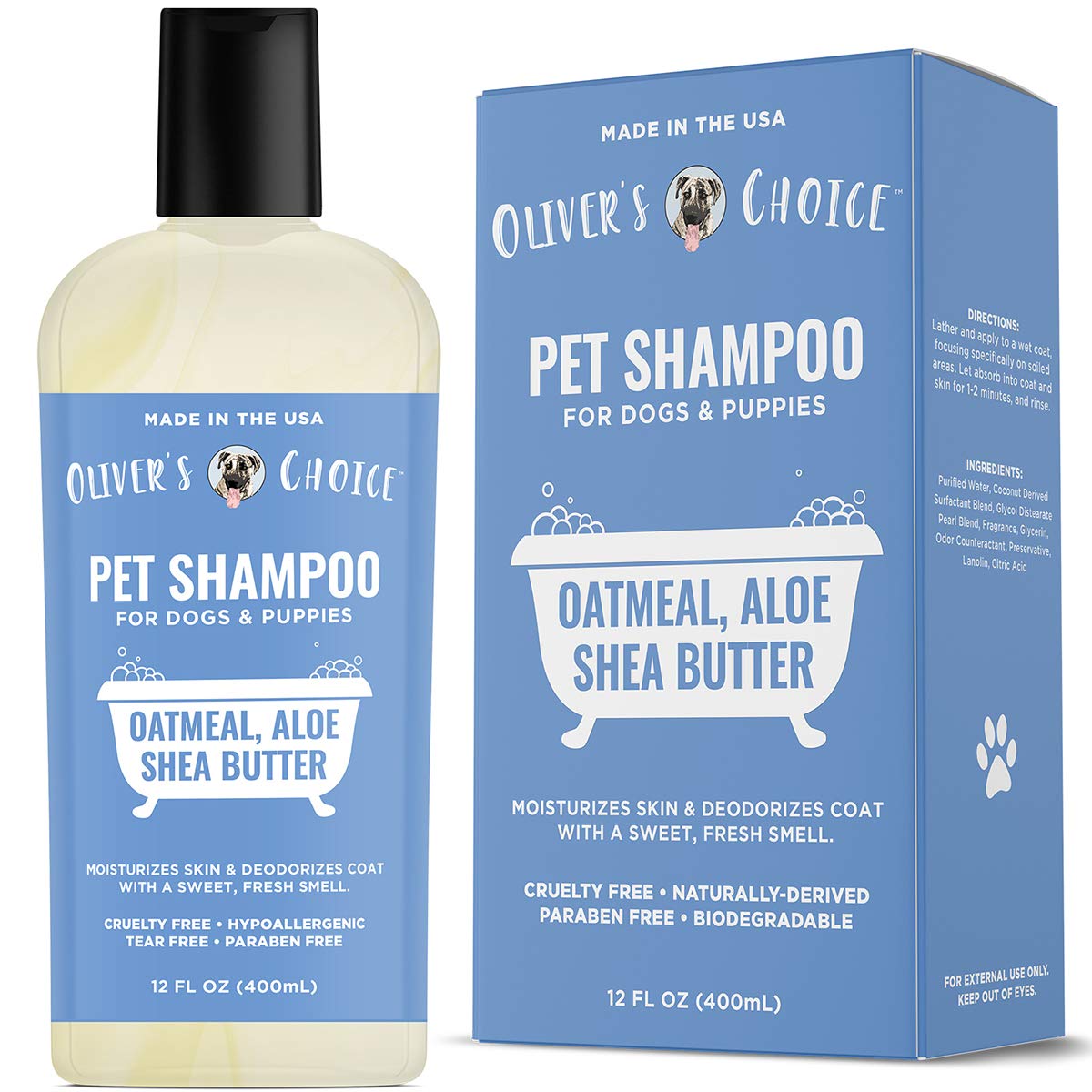 Oatmeal Aloe Shea Butter Dog Shampoo 14 fl. oz Y8953