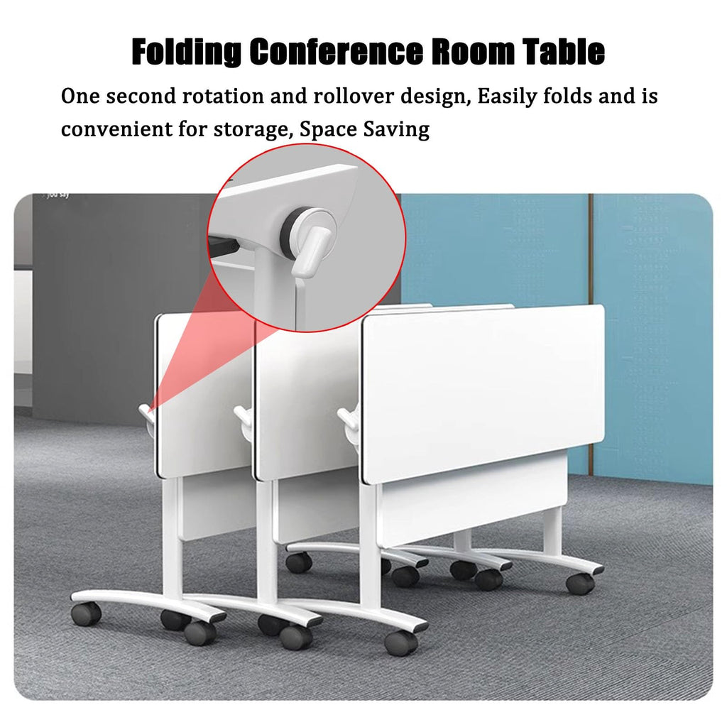 Folding Table with Locking Wheels P259000