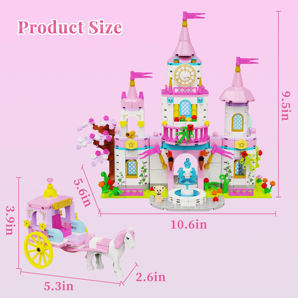Princess Castle Building Blocks Set 634PCS J328
