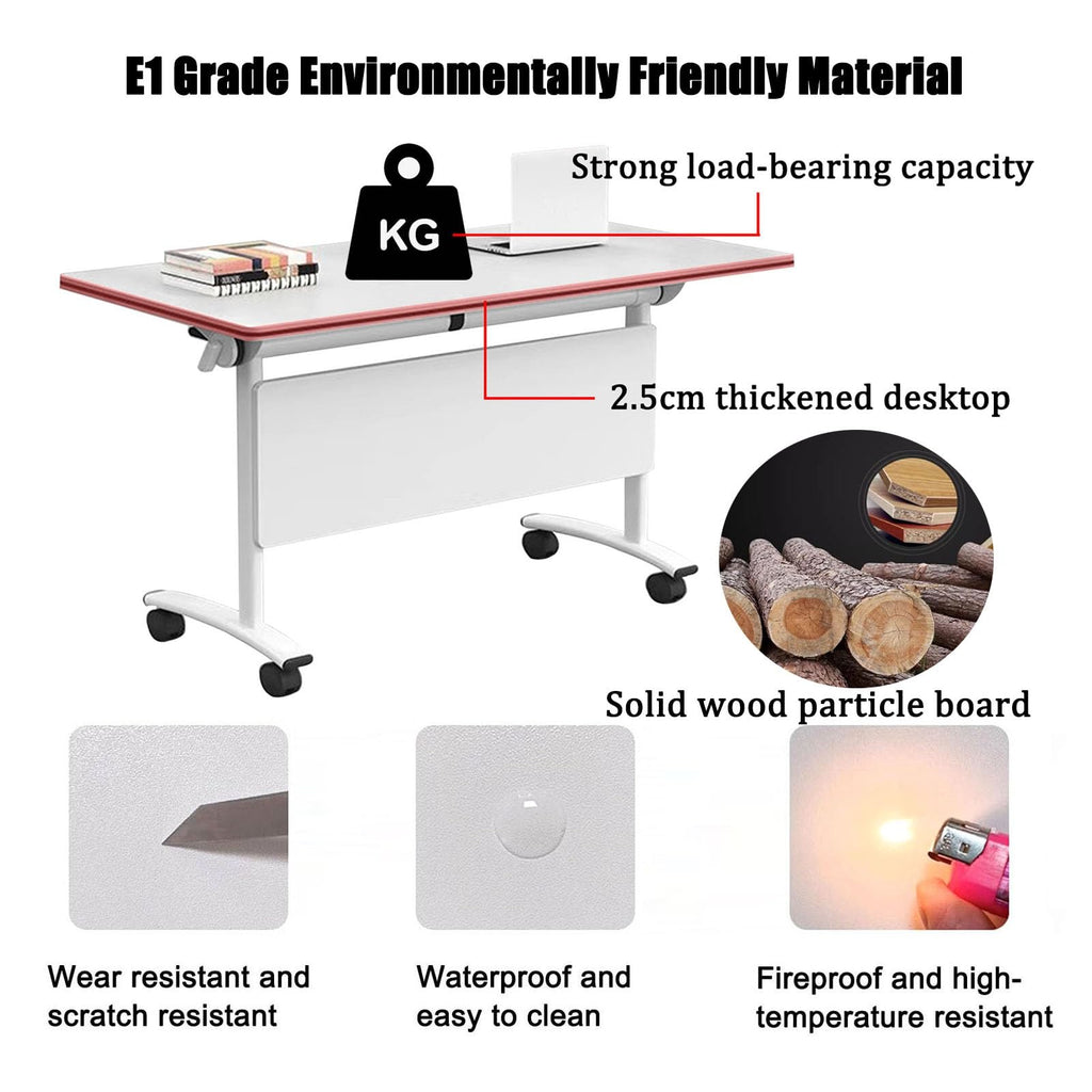Folding Table with Locking Wheels P259000