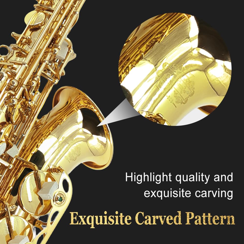Eb Alto Saxophone Full Kit with Carrying Case N155
