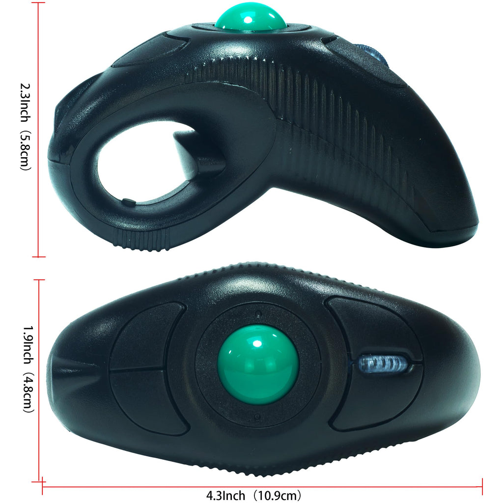 Wireless Trackball Mouse with Roller Ball I533