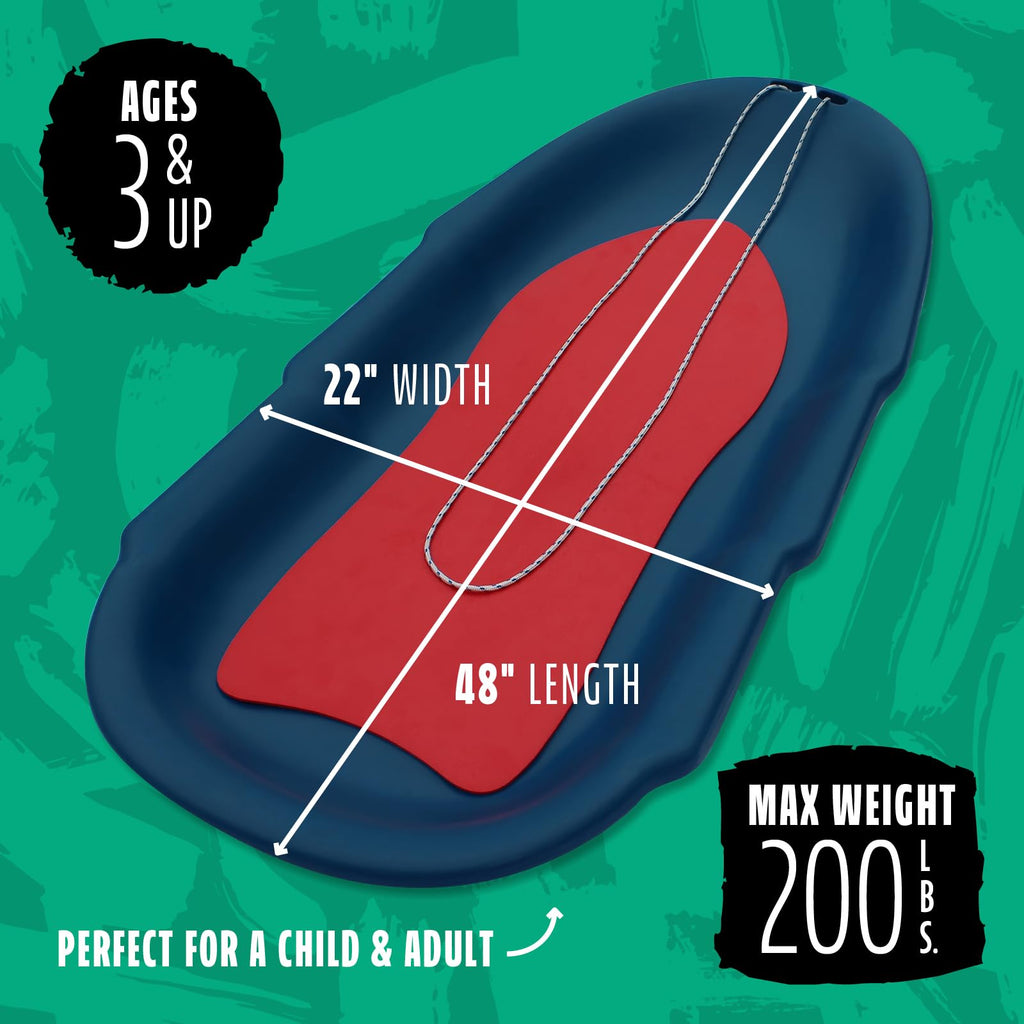 Heavy Duty Plastic Snow Sled V703143