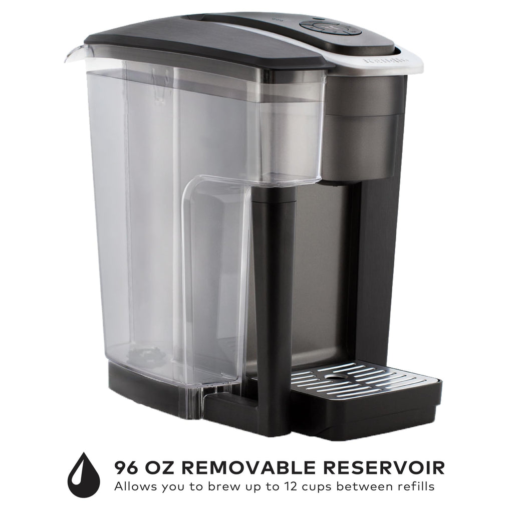 Single Serve Coffee Maker, 96 oz Water Reservoir, Black I79329