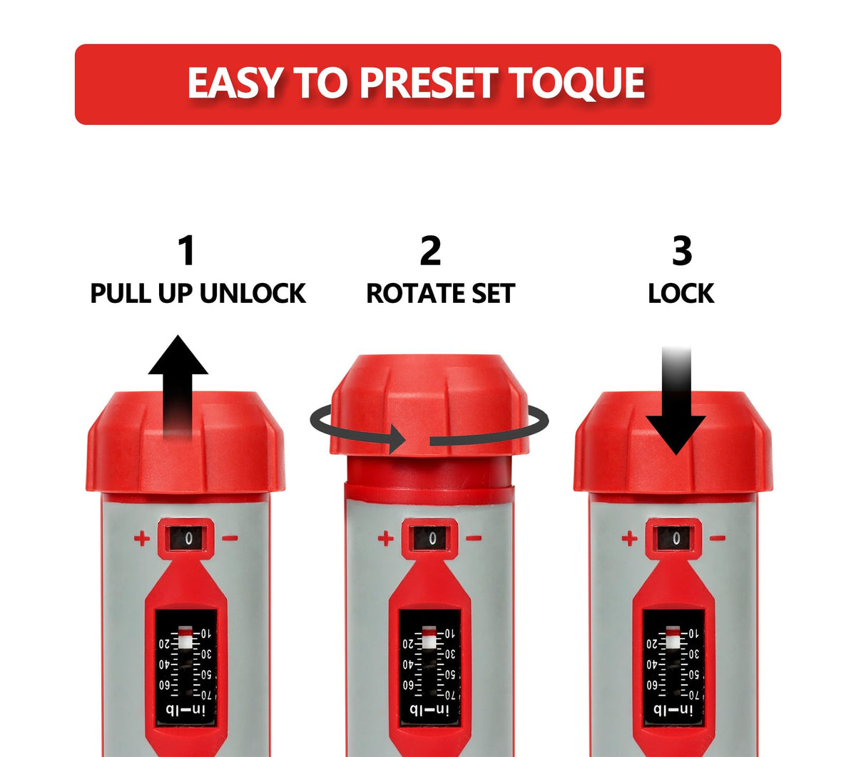 Torque Screwdriver Set 7.91 N·m 1/4" Drive with 40 S2 Bits Z205