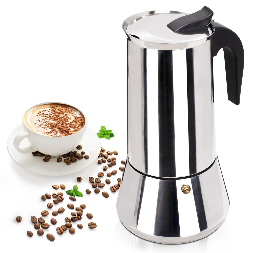 12 Cup Stainless Steel Moka Pot L793136