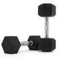 Rubber Coated Hex Dumbbells D86977