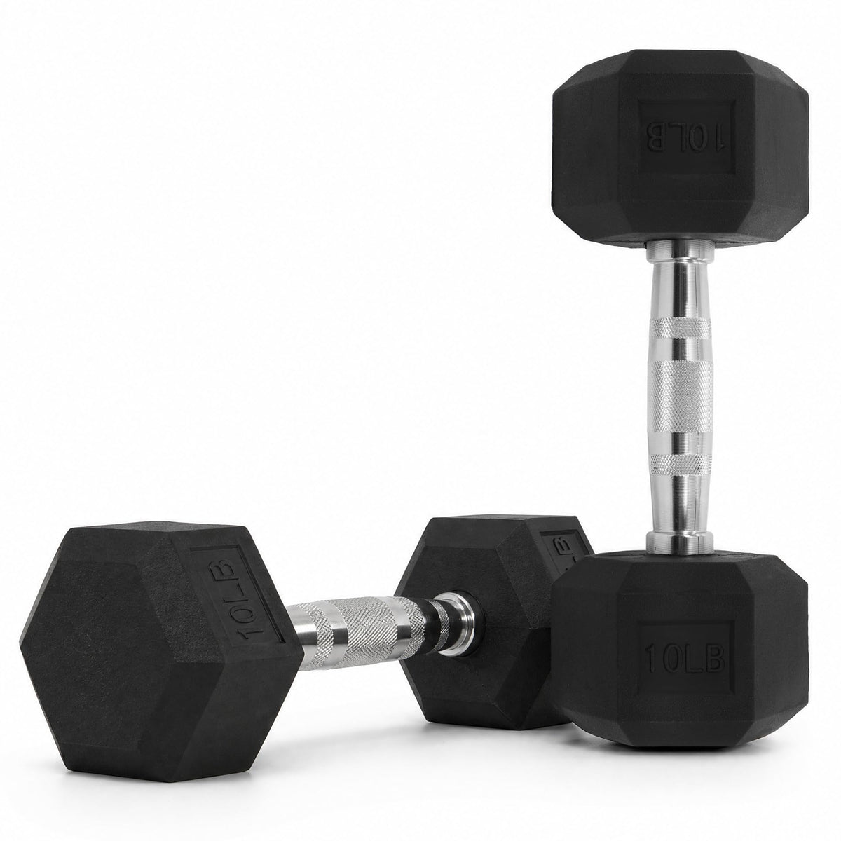 Rubber Coated Hex Dumbbells D86977