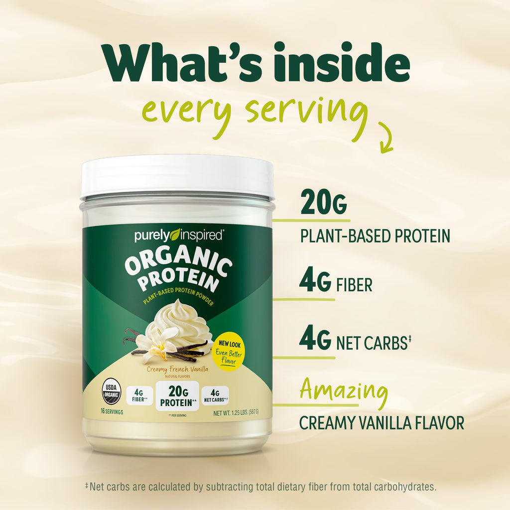 Organic Vegan Protein Powder Pea & Super Greens Powder E4043
