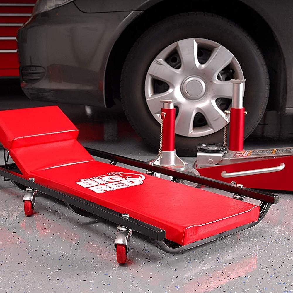 40" Padded Mechanic Creeper with 6 Casters F5463