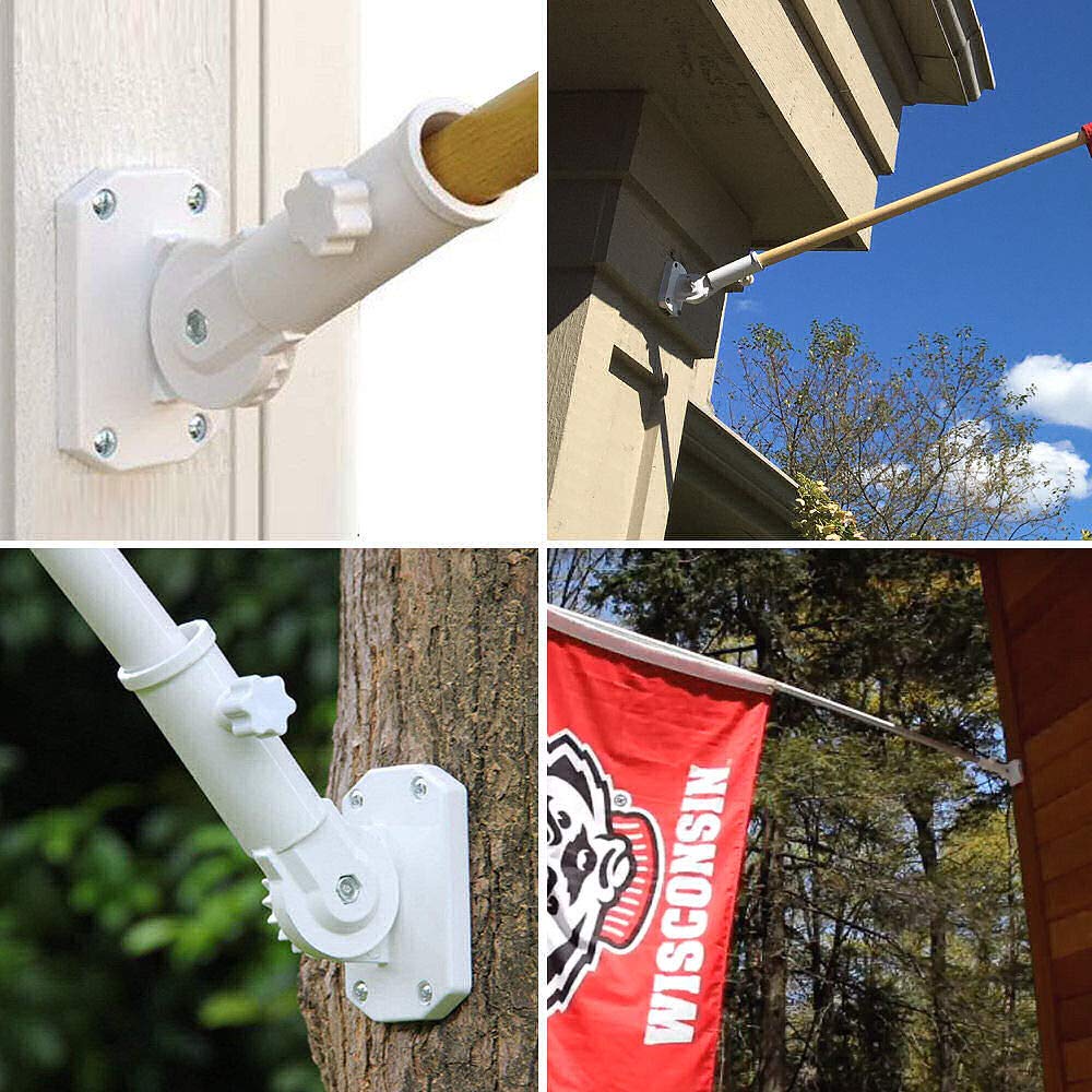 Adjustable Aluminum Flag Pole Bracket H289097