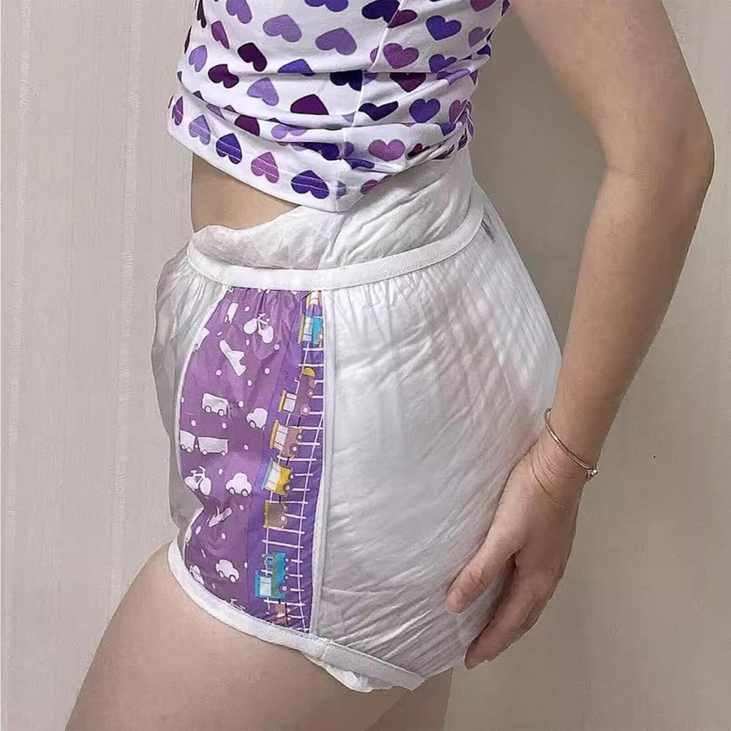 Adult Plastic Diaper Cover Waterproof Pull-On Incontinence Pants M187371