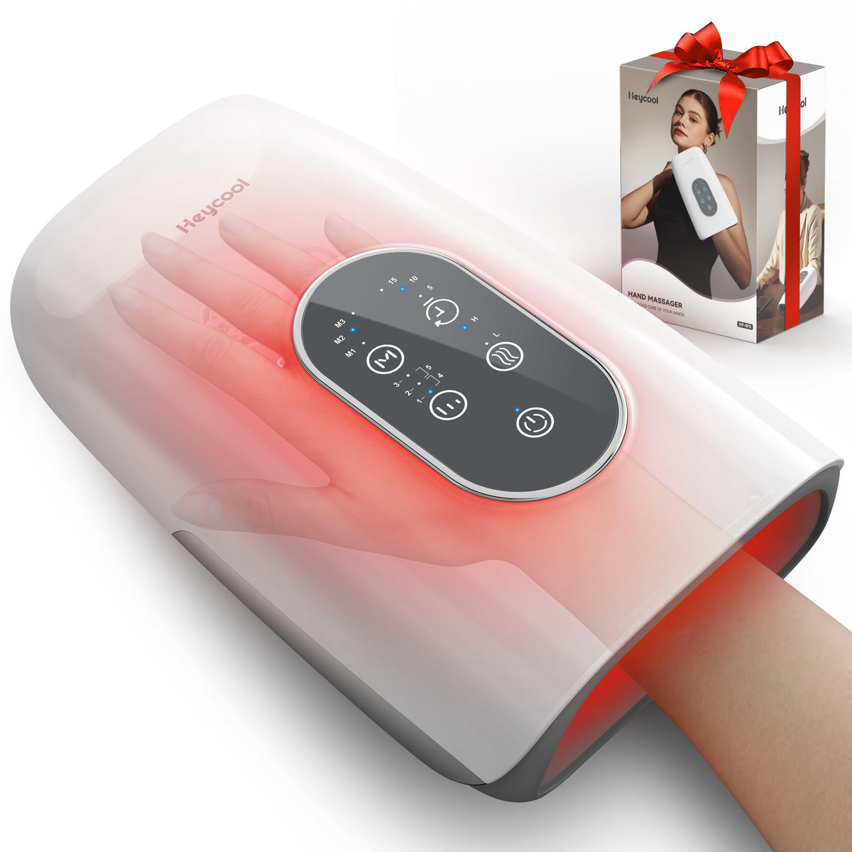 Cordless Hand Massager with Heat Compression O459872