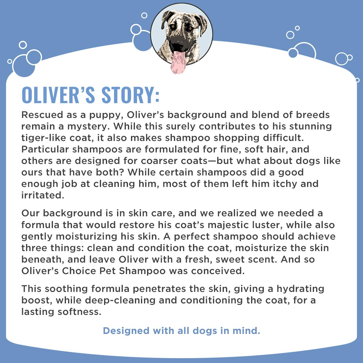 Oatmeal Aloe Shea Butter Dog Shampoo 14 fl. oz Y8953