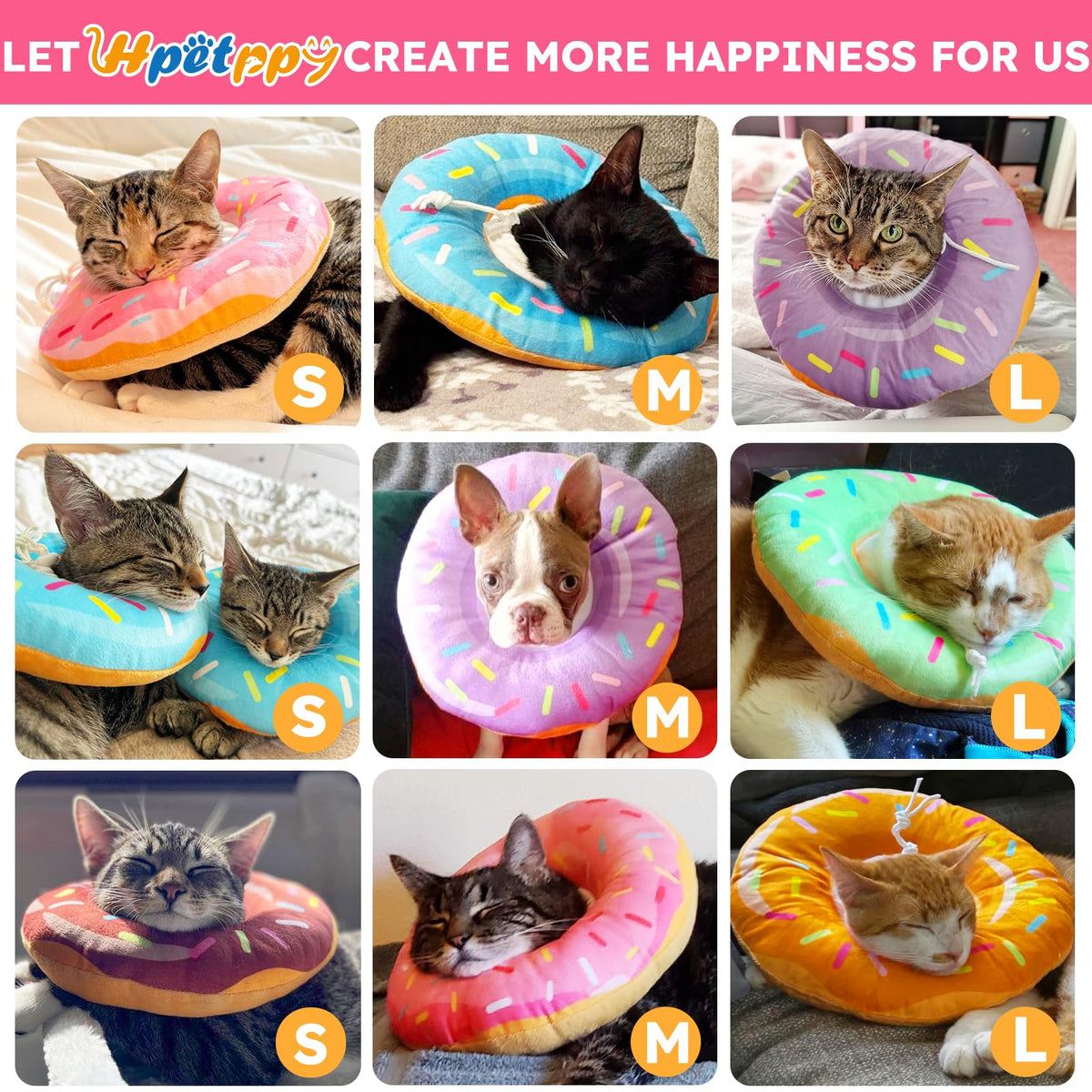 Soft Adjustable Cat Recovery Cone Collar K703024