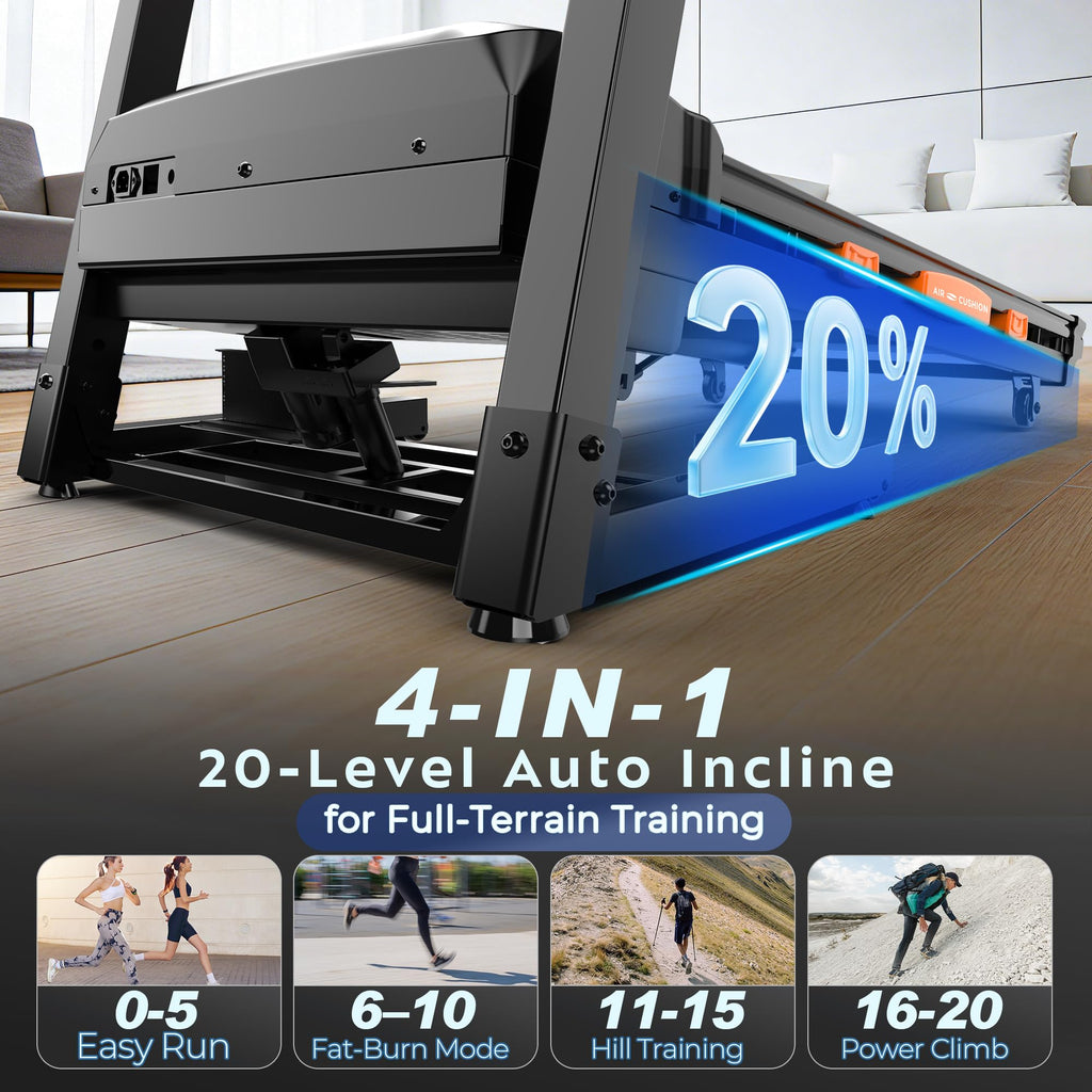 Foldable Treadmill with 18.5" Wide Belt X3345