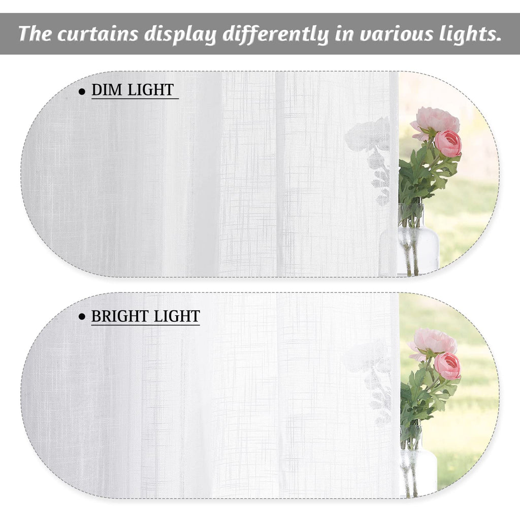 Extra Wide Sheer Curtains L1353