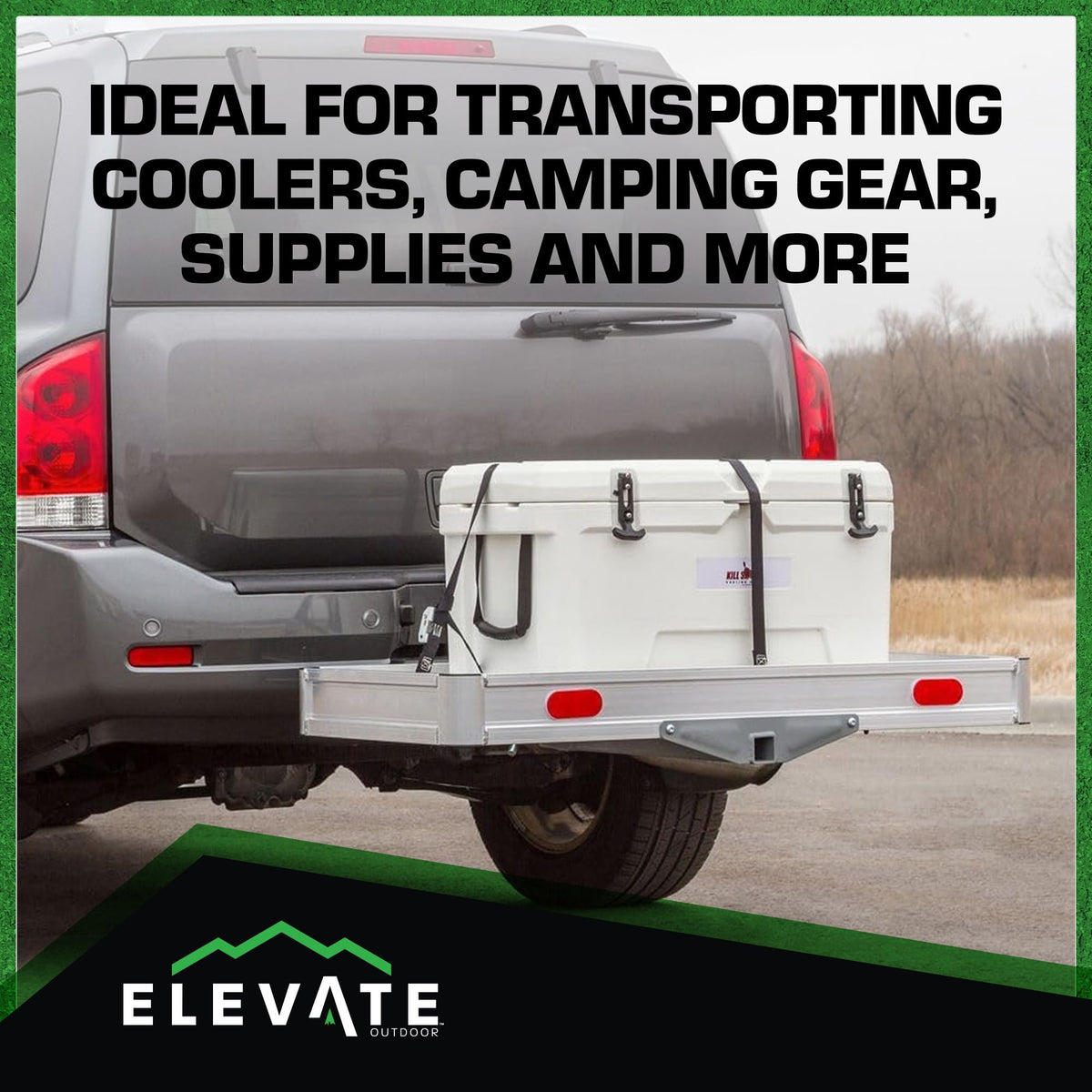 Aluminum Hitch Cargo Carrier Tray 550 lb Capacity N11650
