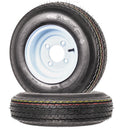 2-Pack Trailer Tire Rim Assembly 480-8 4.80-8 8 Inch LRC 4 Lug U7171
