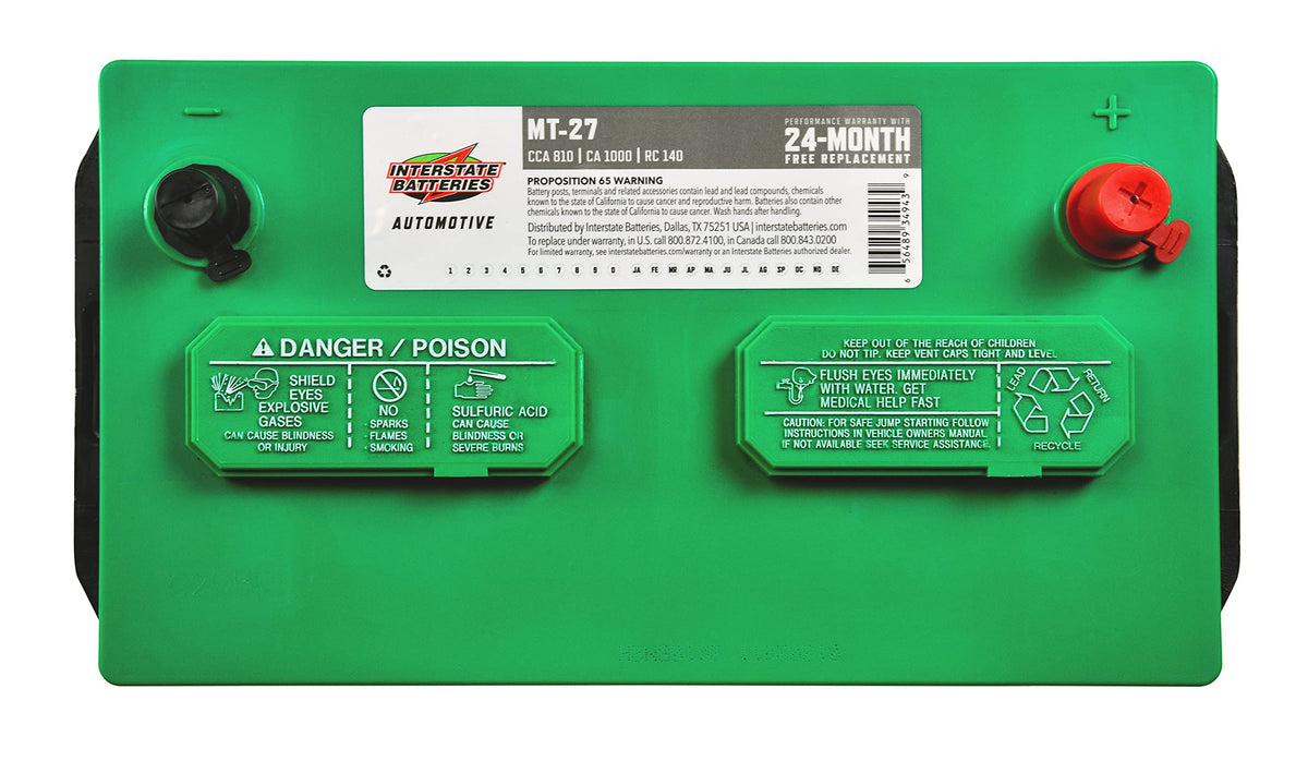 Group 27 12V 810 CCA Automotive Battery G87915