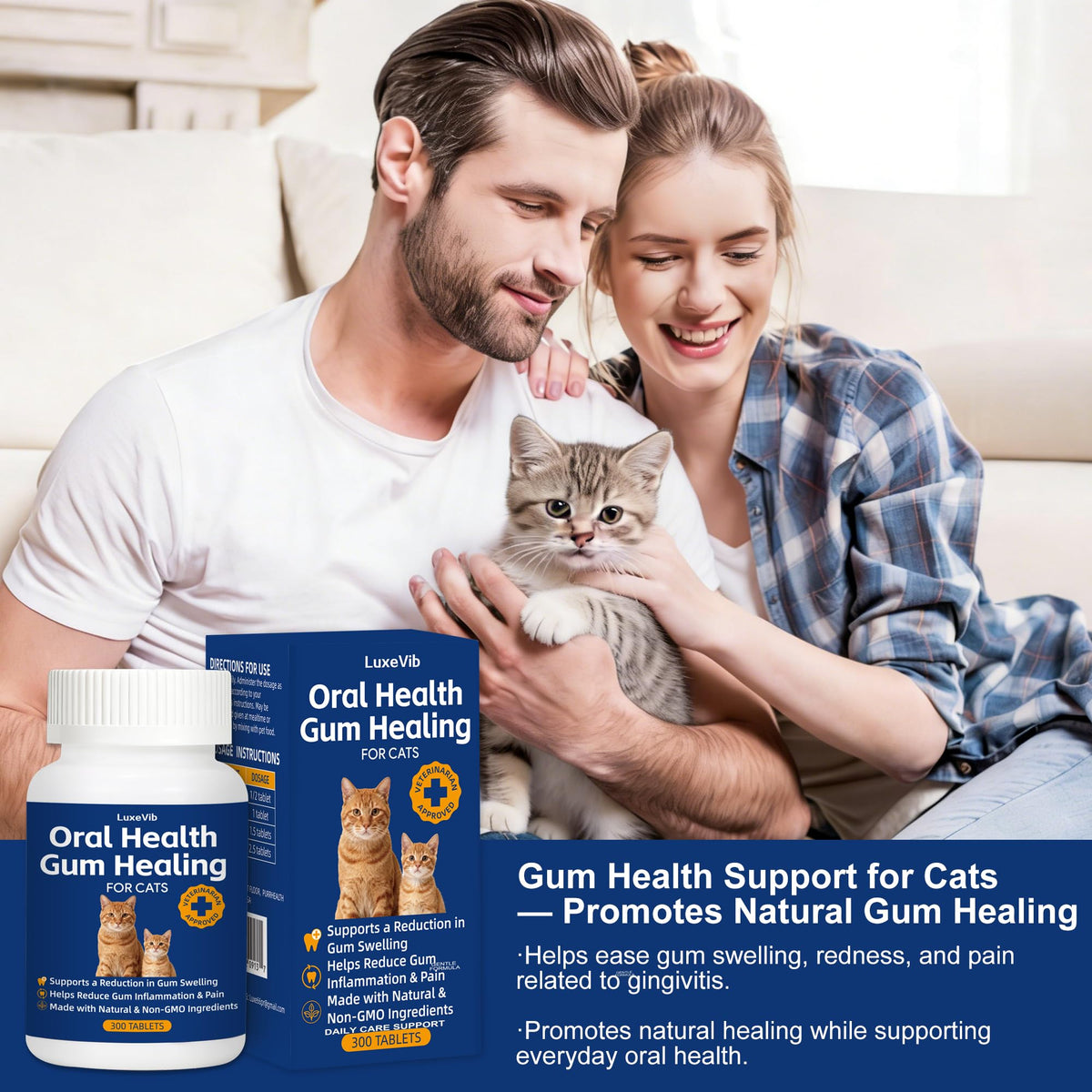 Natural Plant-Based Cat Oral Care L954