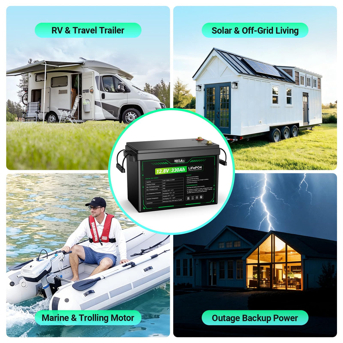 12V 300Ah Mini LiFePO4 Battery V180446