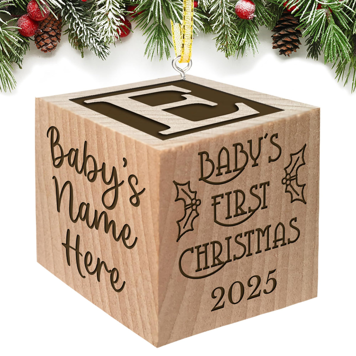 Baby's First Christmas Ornament 2025 U97855