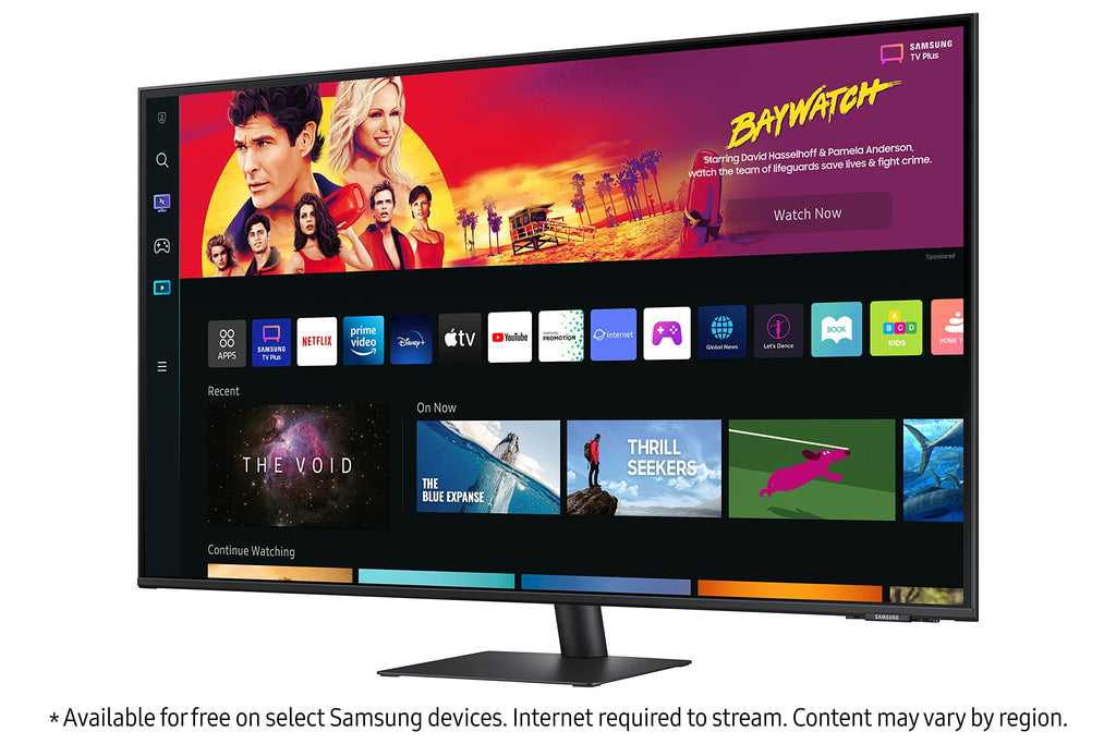43" 4K UHD Smart Monitor & Streaming TV, Black C27757