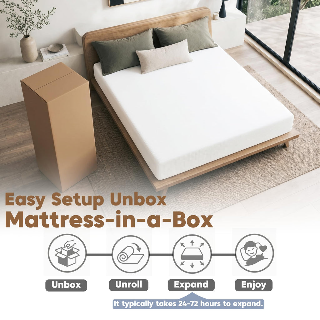 6 Inch Memory Foam Twin Mattress T34297