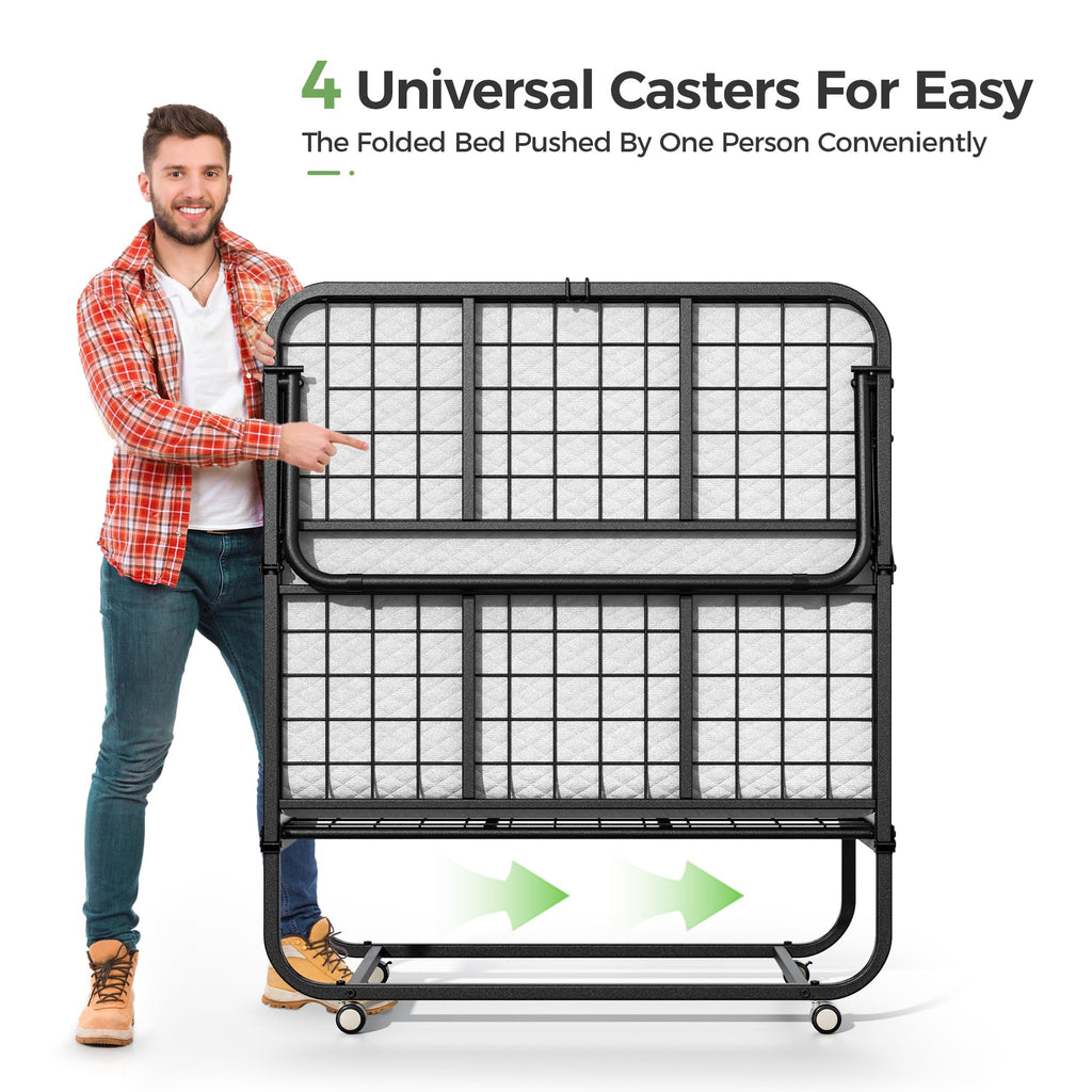 75" × 31" Folding Bed with Mattress I73920