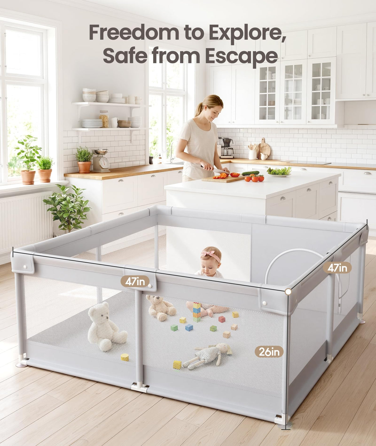 Baby Playpen with Door J307839