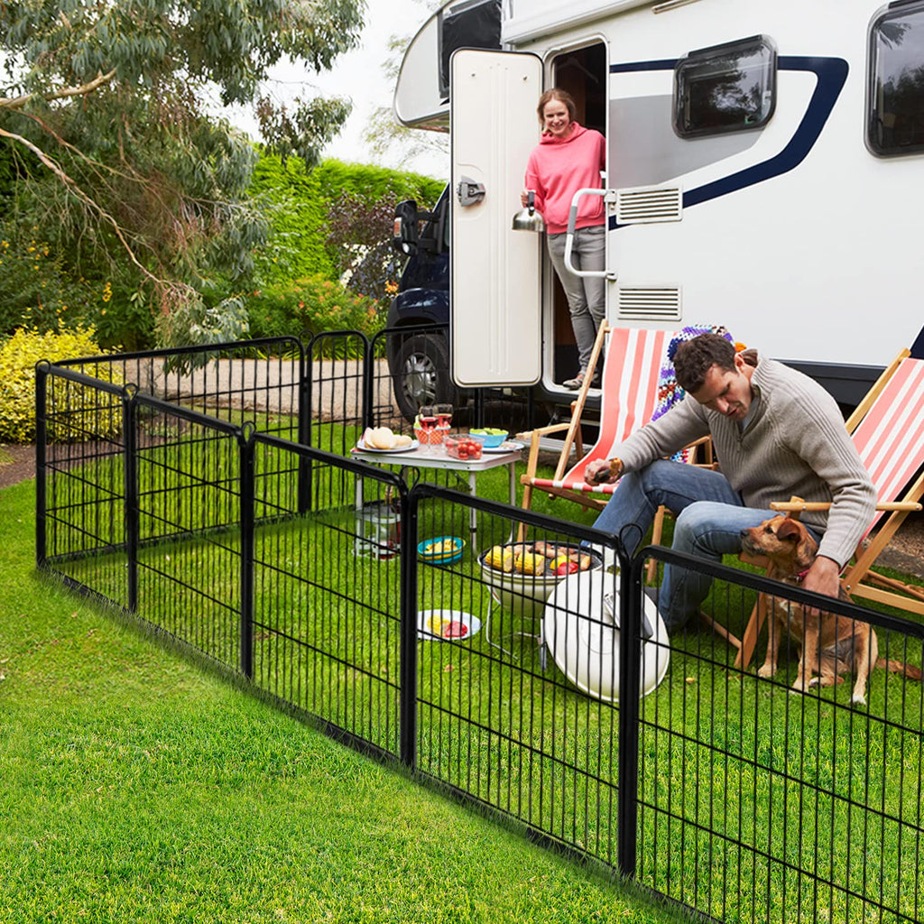 24 Inch 16 Panels Metal Dog Playpen U9624