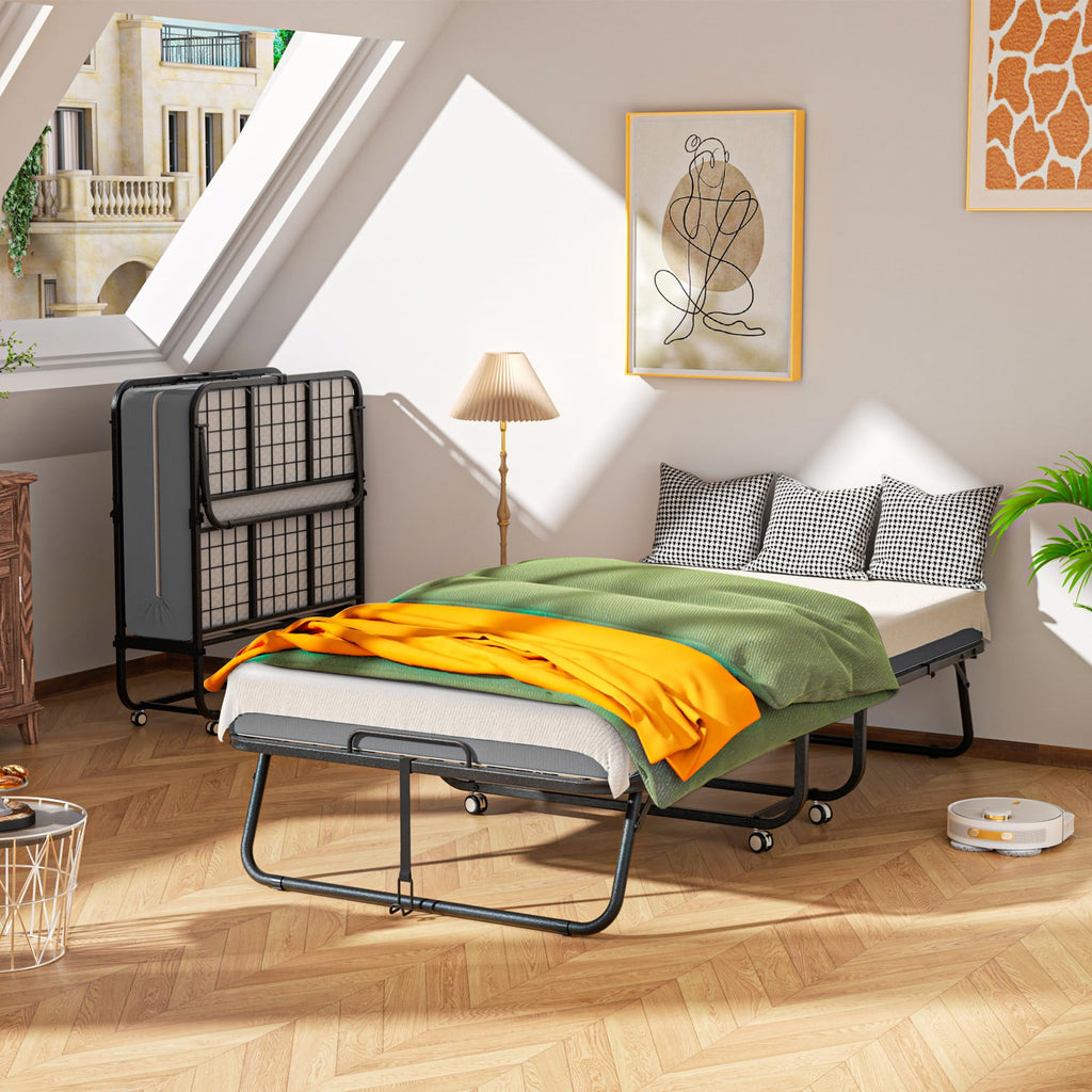 75" × 31" Folding Bed with Mattress I73920