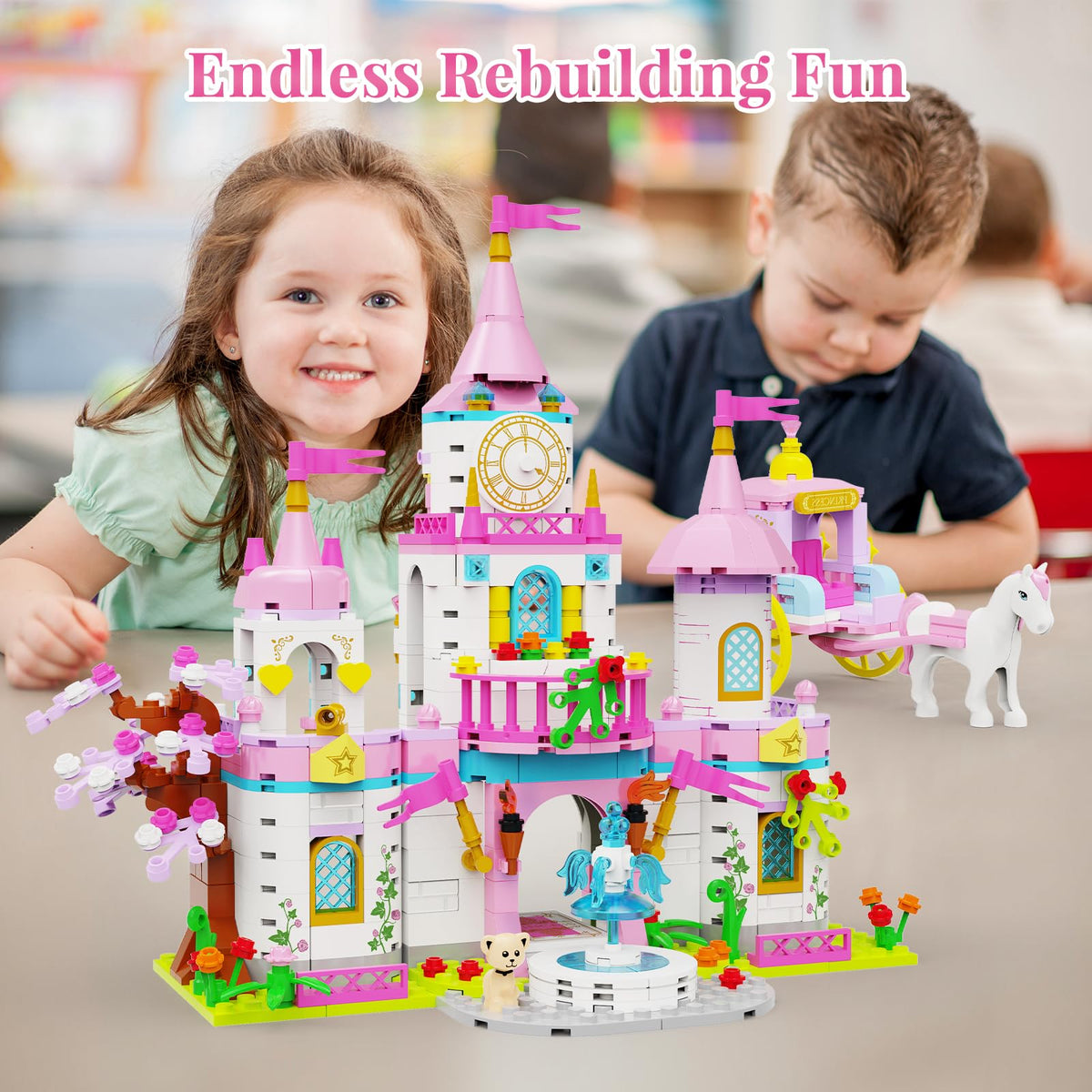 Princess Castle Building Blocks Set 634PCS J328