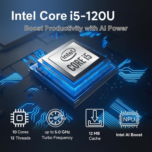 16" FHD+ Business Laptop, Intel 10 Core i5-120U, 16GB DDR5 RAM, 256GB SSD J733