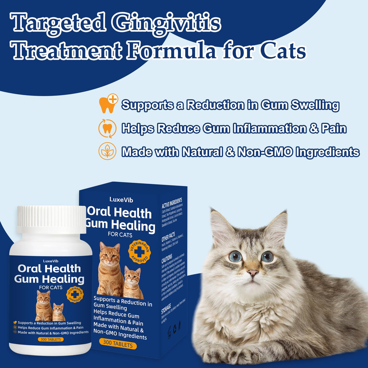 Natural Plant-Based Cat Oral Care L954
