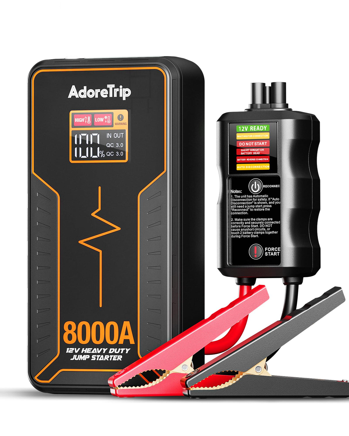 Portable 12v Car Jumper Starter Q687651