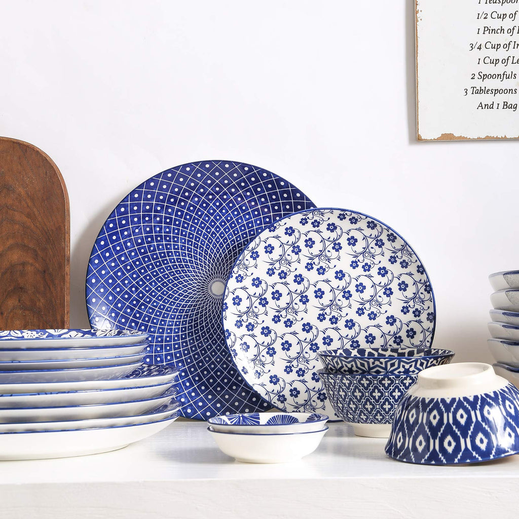 10 inch Porcelain Dinner Plates + 12-Pieces Dinnerware Sets V426019
