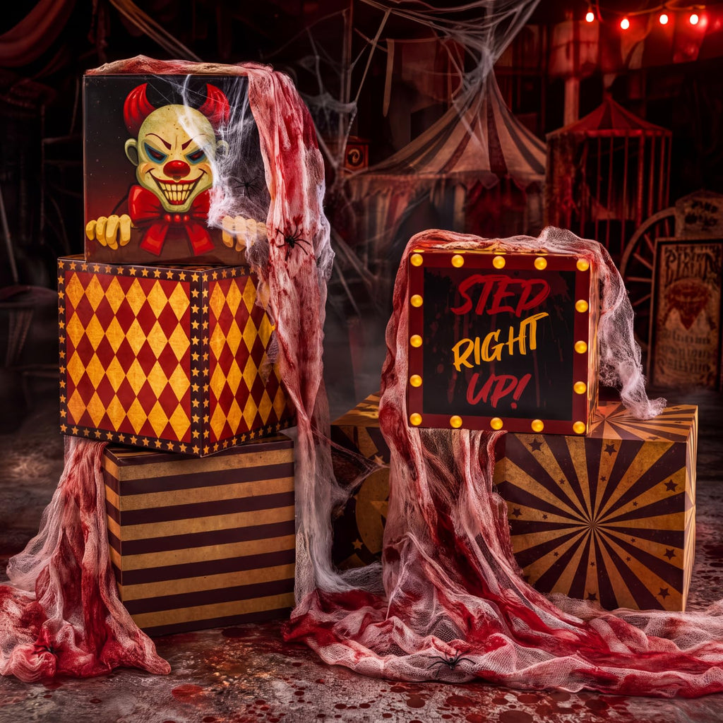 8 Pcs Halloween Clown Box Z75581