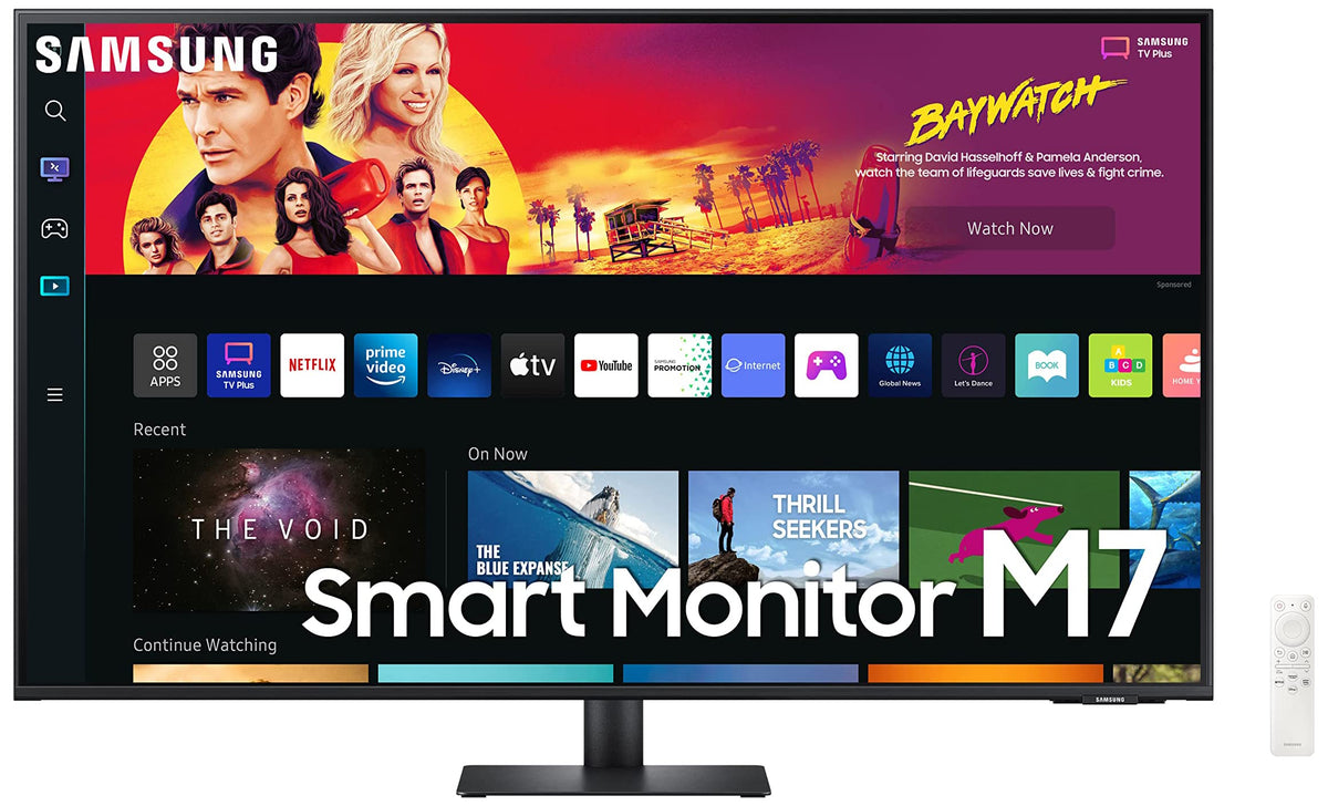 43" 4K UHD Smart Monitor & Streaming TV, Black C27757
