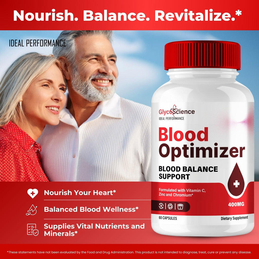 Blood Optimizer Capsules Supplement Pills 2 Pack B345