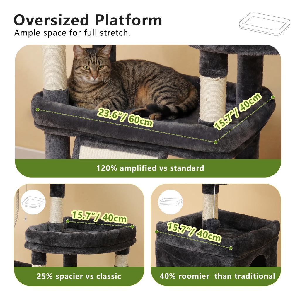 72.4-Inch Anti-Tip Cat Tree S781