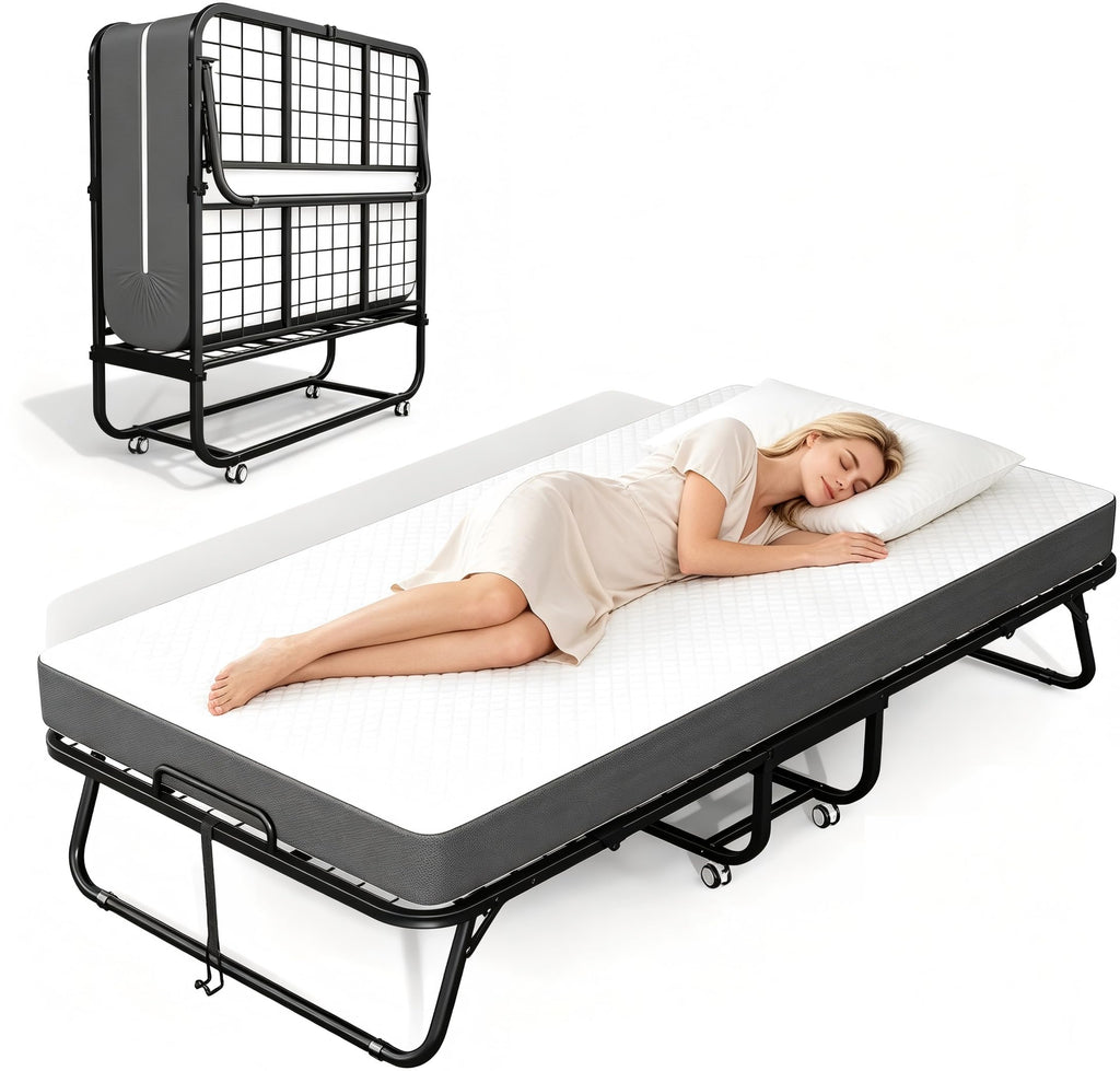 75" × 31" Folding Bed with Mattress I73920