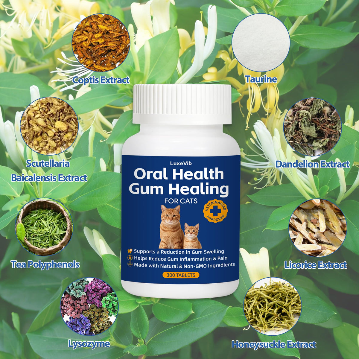 Natural Plant-Based Cat Oral Care L954