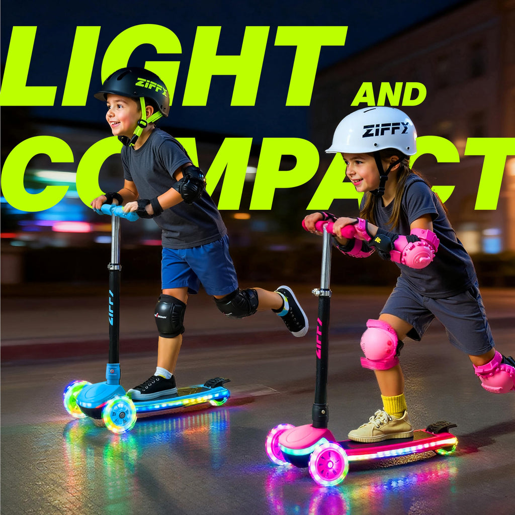 Light-Up 3 Wheel Kids Scooter with LED Lights R914
