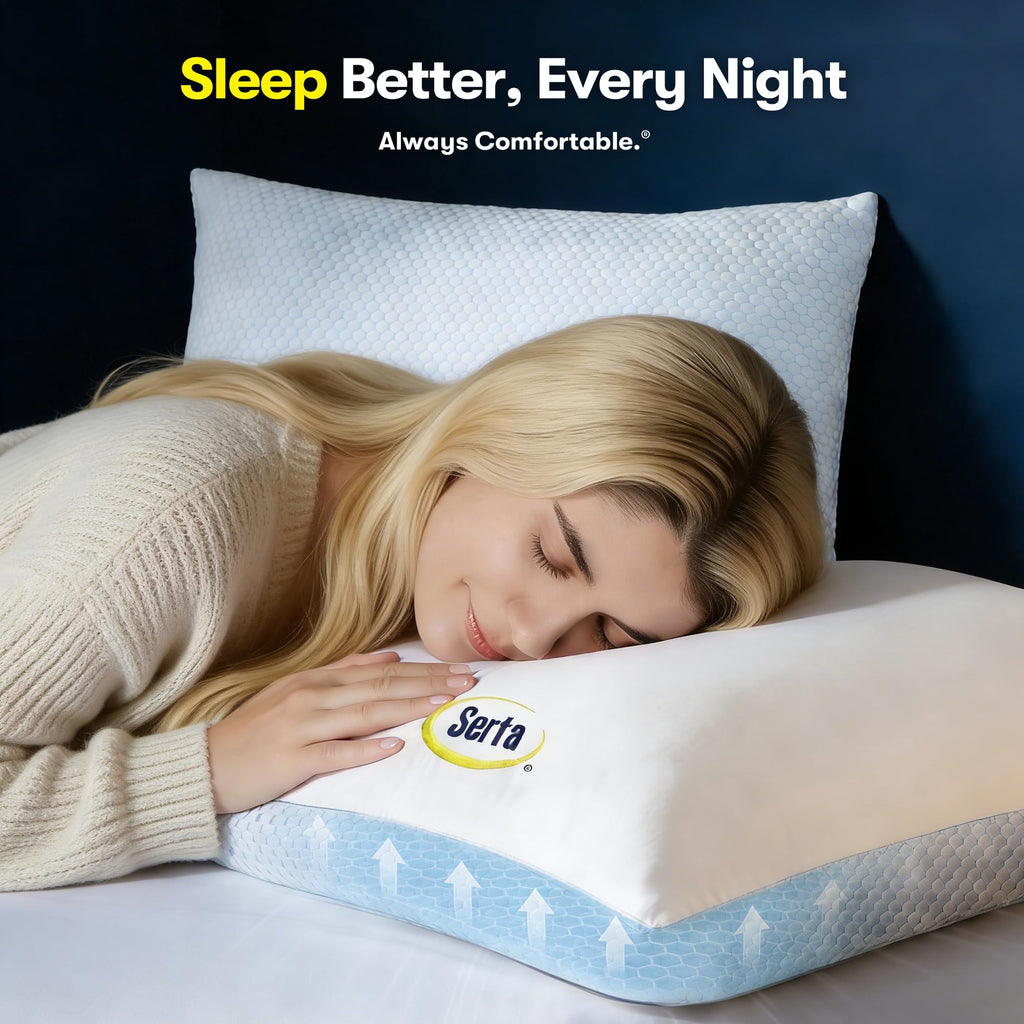 King Size Set of 2 Cooling Bed Pillows E30536