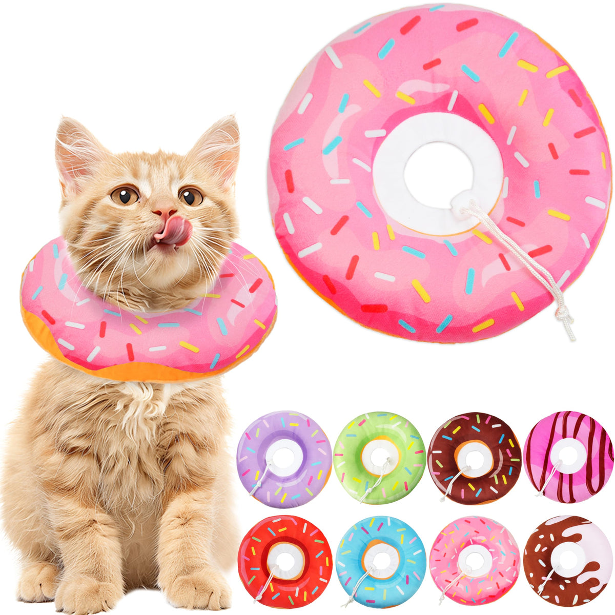 Soft Adjustable Cat Recovery Cone Collar K703024